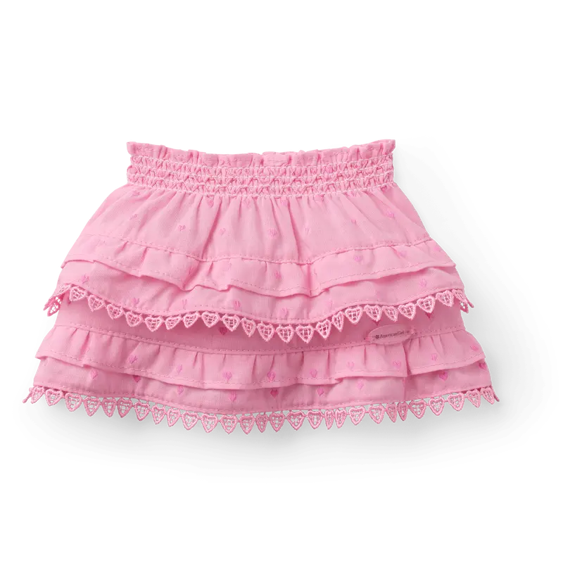 American Girl® X Loveshackfancy Rosy Ruffles Billie Skirt For 18-Inch Dolls 1