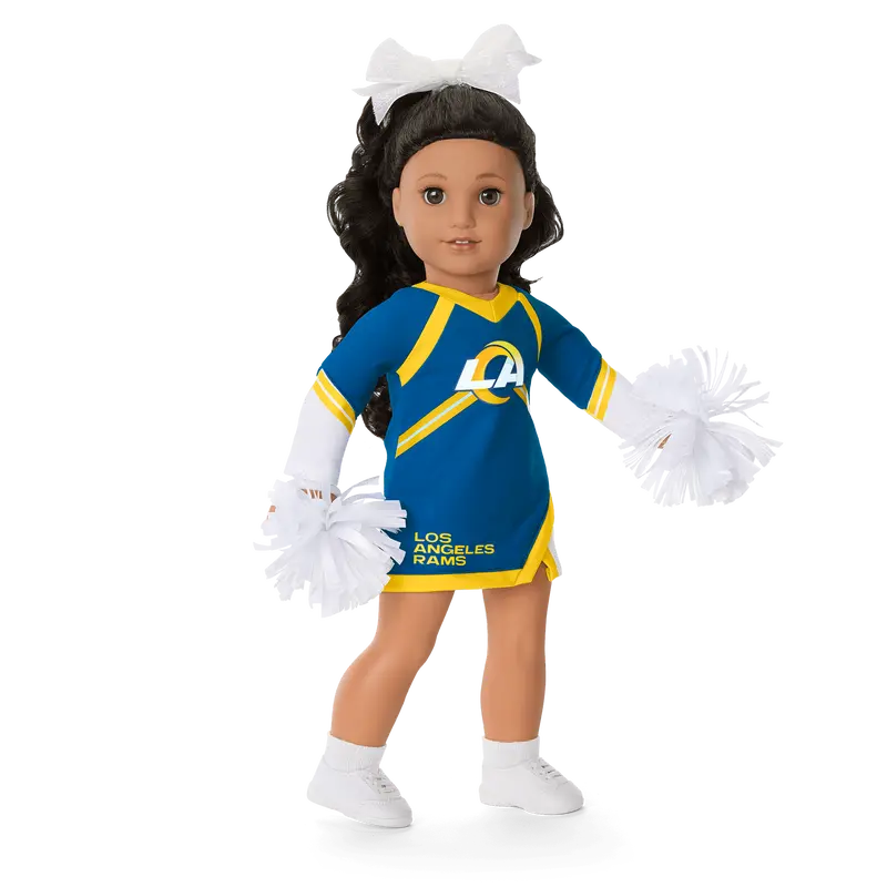 American Girl® X Nfl Los Angeles Rams Cheer Uniform For 18-Inch Dolls 2