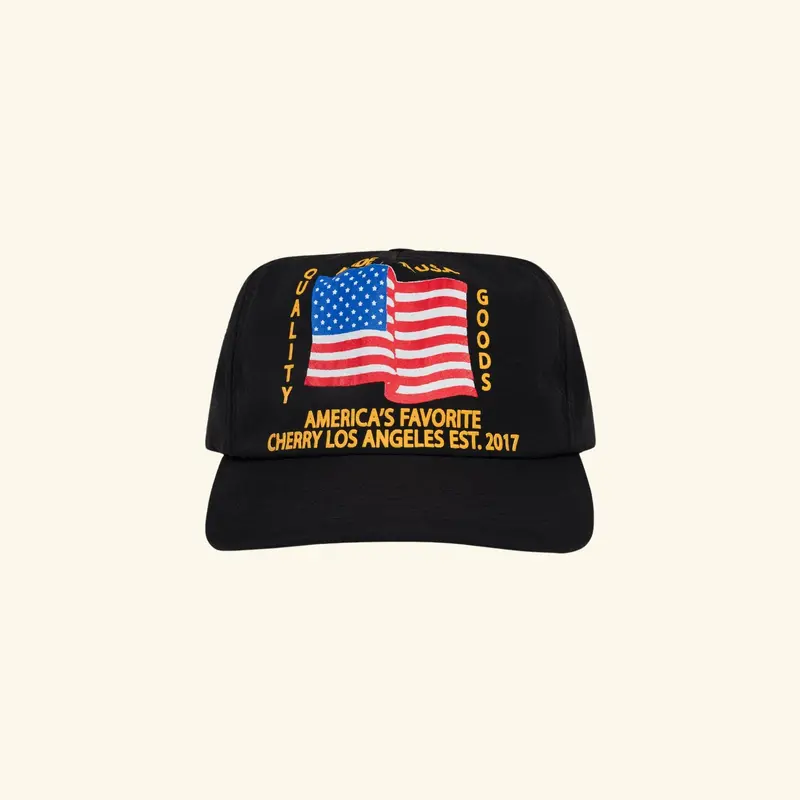 America's Favorite 5 Panel Hat (Black) 1