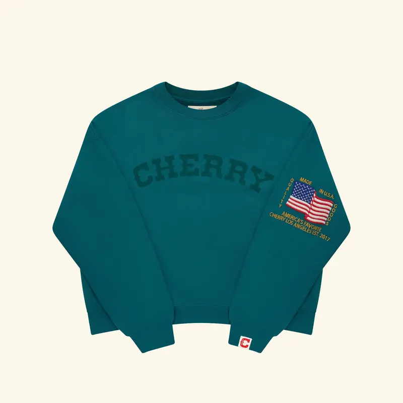 America's Favorite Crewneck (Emerald) 1