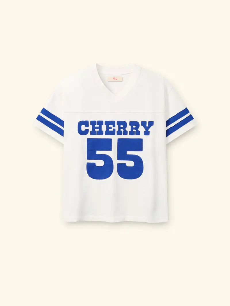 Appliqué Football Jersey (Vintage White) 1