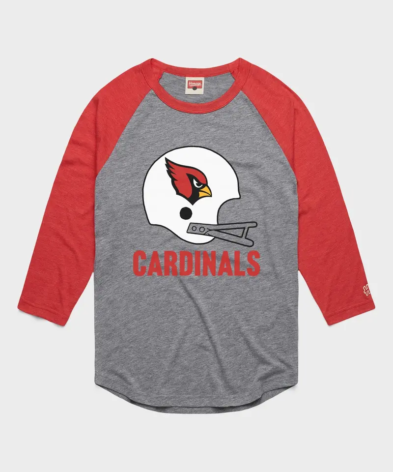Arizona Cardinals Big Helmet Raglan 1