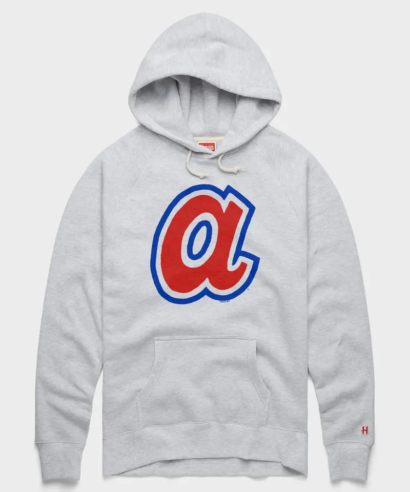 Atlanta Braves Cap Logo '72 Hoodie 1