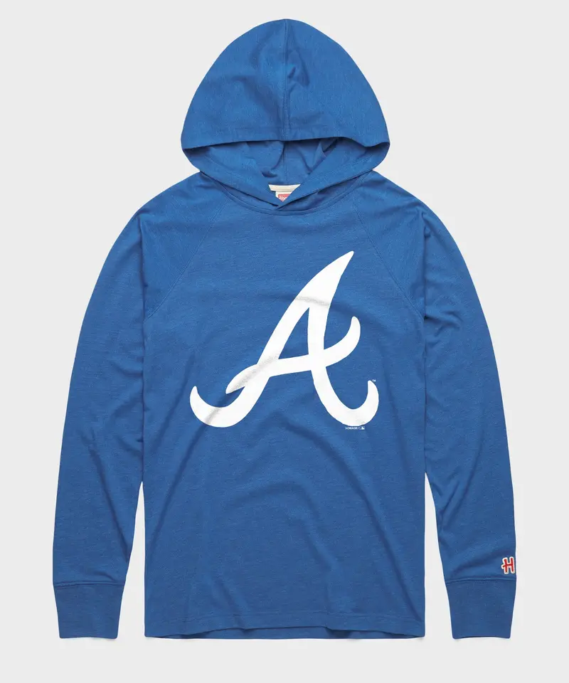 Atlanta Braves Cap Logo '81 Lightweight Hoodie 1