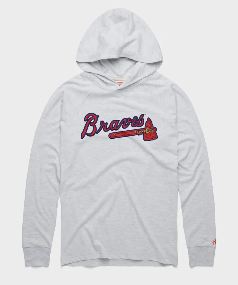 Atlanta Braves Jersey Logo '18 Lightweight Hoodie 1