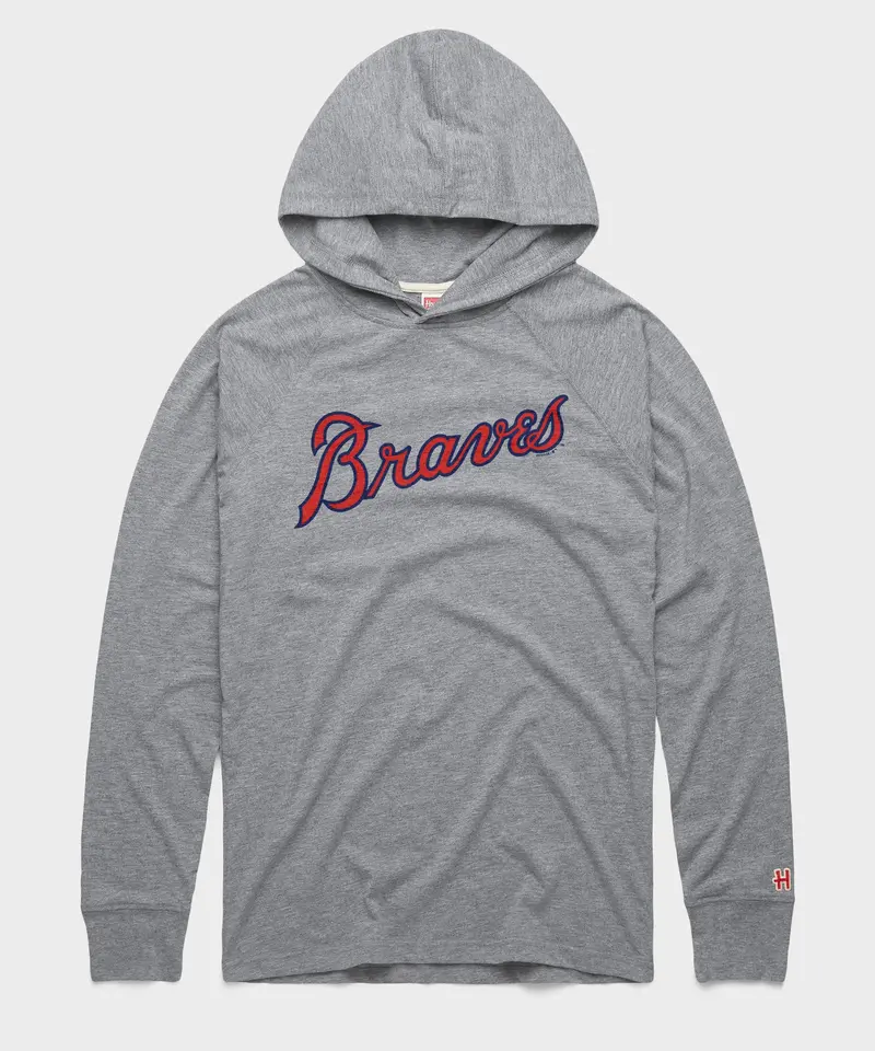 Atlanta Braves Jersey Logo '66 Lightweight Hoodie 1