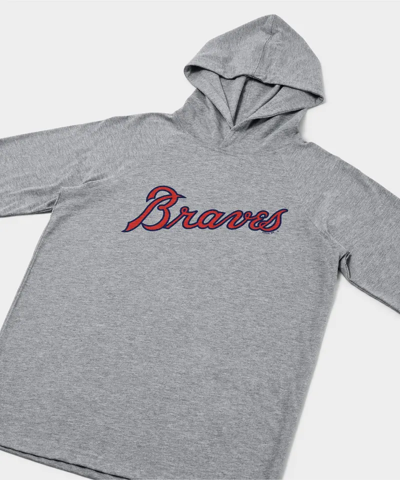 Atlanta Braves Jersey Logo '66 Lightweight Hoodie 2