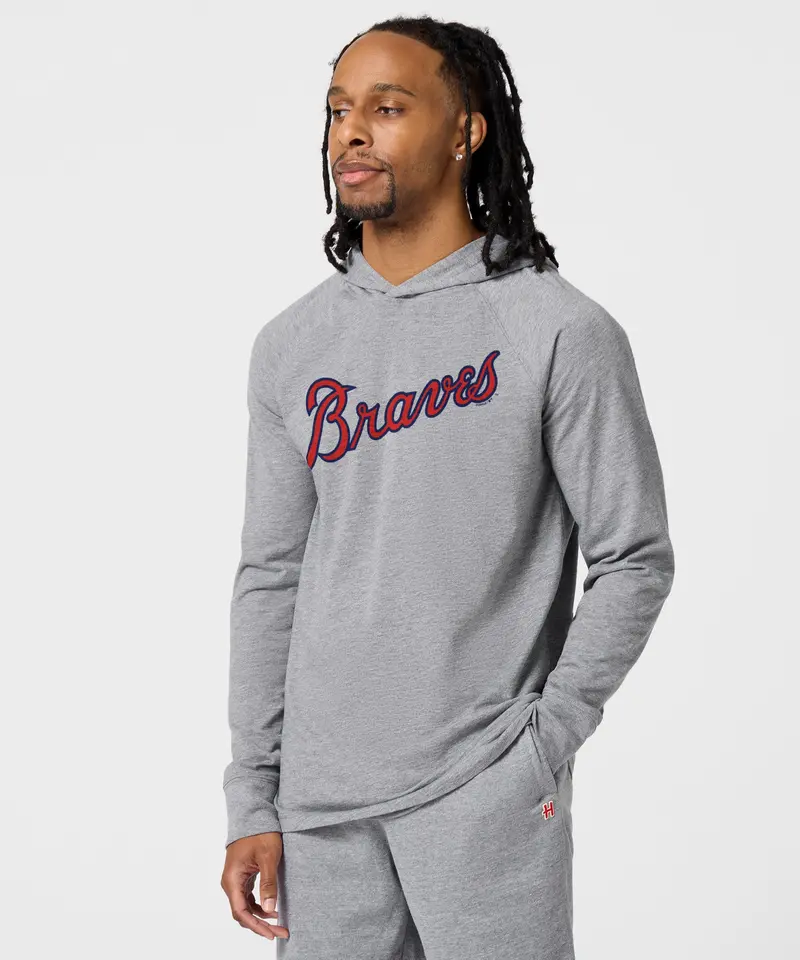 Atlanta Braves Jersey Logo '66 Lightweight Hoodie 3