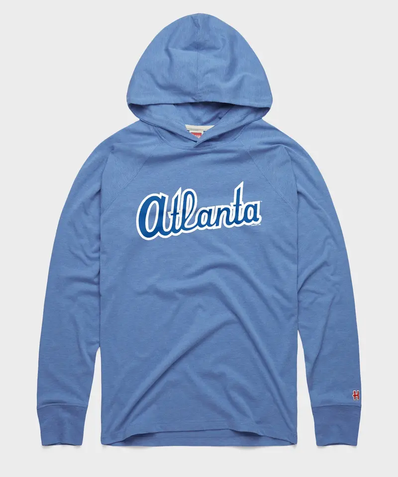 Atlanta Braves Jersey Logo '80 Lightweight Hoodie 1