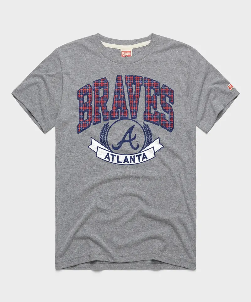 Atlanta Braves Plaid 1