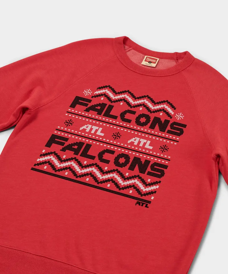 Atlanta Falcons Holiday Crewneck 2