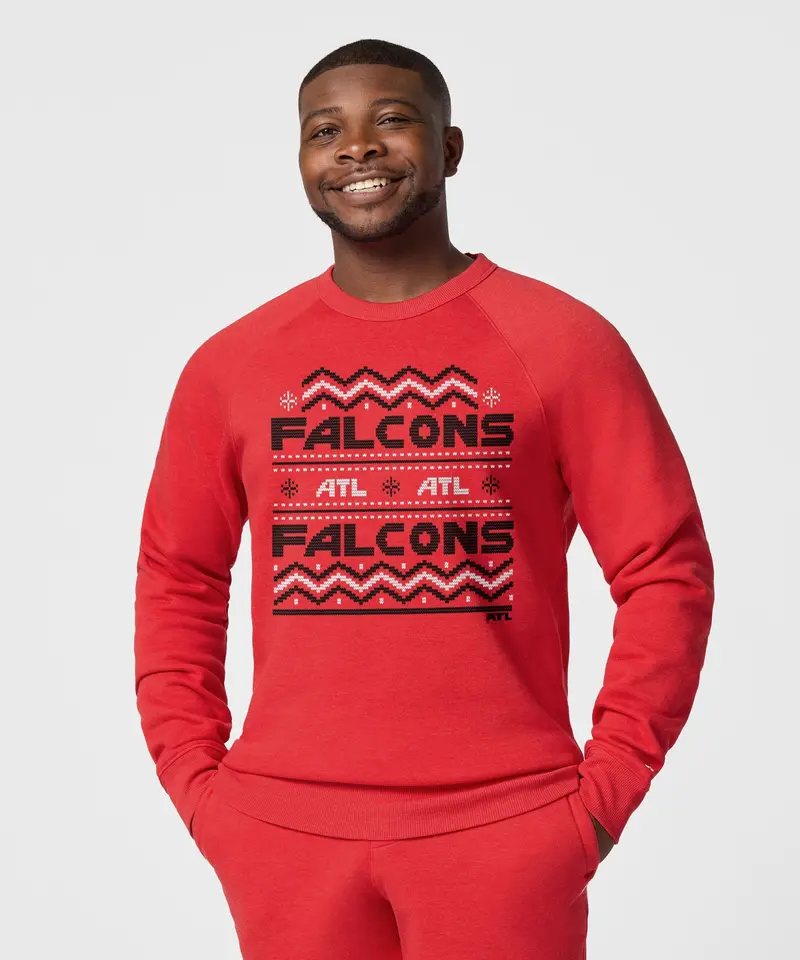 Atlanta Falcons Holiday Crewneck 3