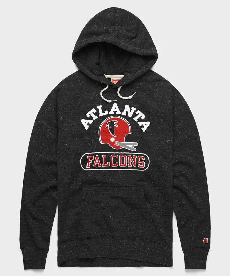 Atlanta Falcons Throwback Helmet Hoodie 1
