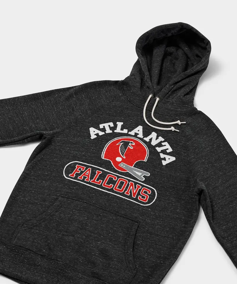 Atlanta Falcons Throwback Helmet Hoodie 2