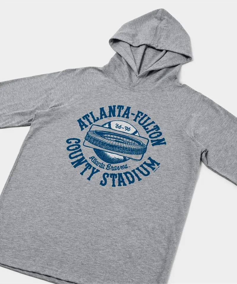 Atlanta-Fulton County Stadium Lightweight Hoodie 2
