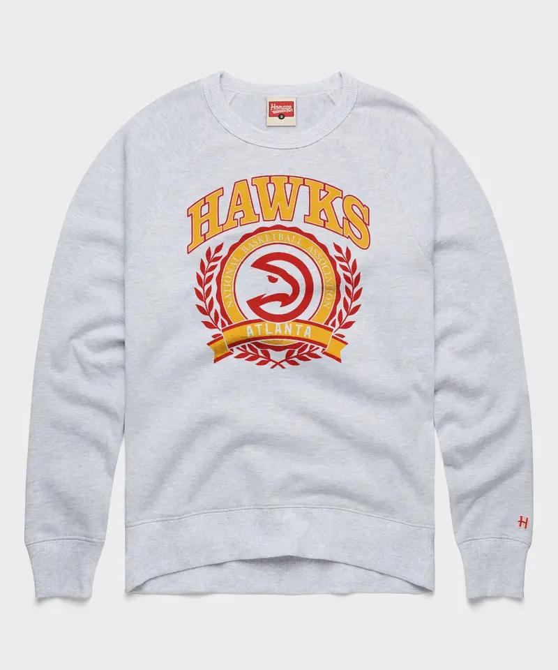 Atlanta Hawks Crest Crewneck 1