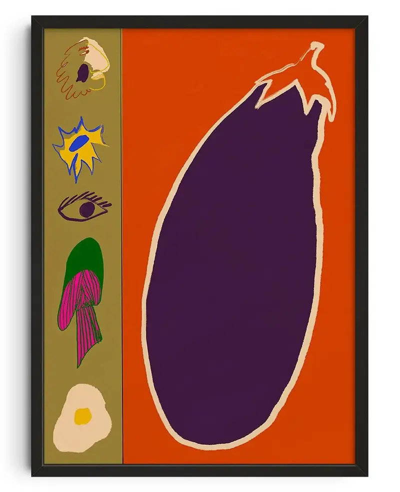 Aubergine Slice 1