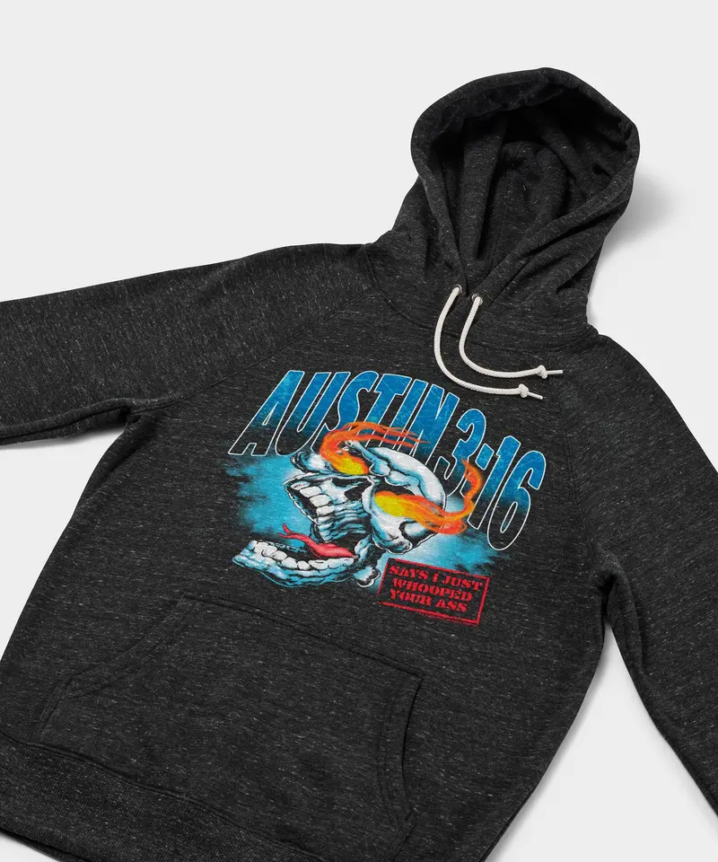Austin 3:16 Skull Hoodie 2