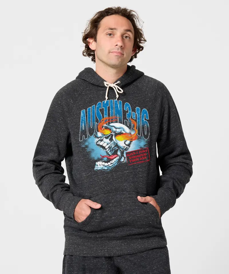 Austin 3:16 Skull Hoodie 3