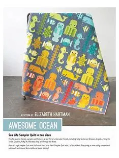 Awesome Ocean Pattern By Elizabeth Hartman 1