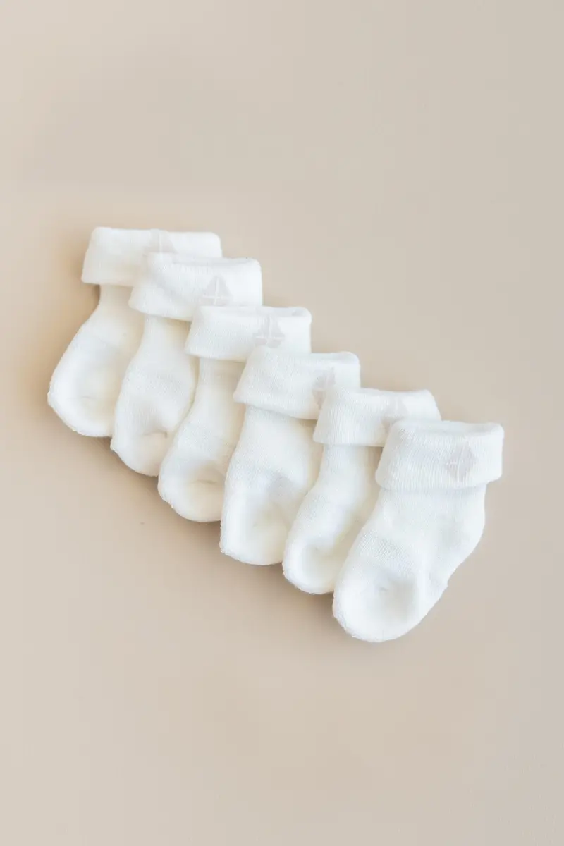 Baby 3-Pack Socks In Cloud 1