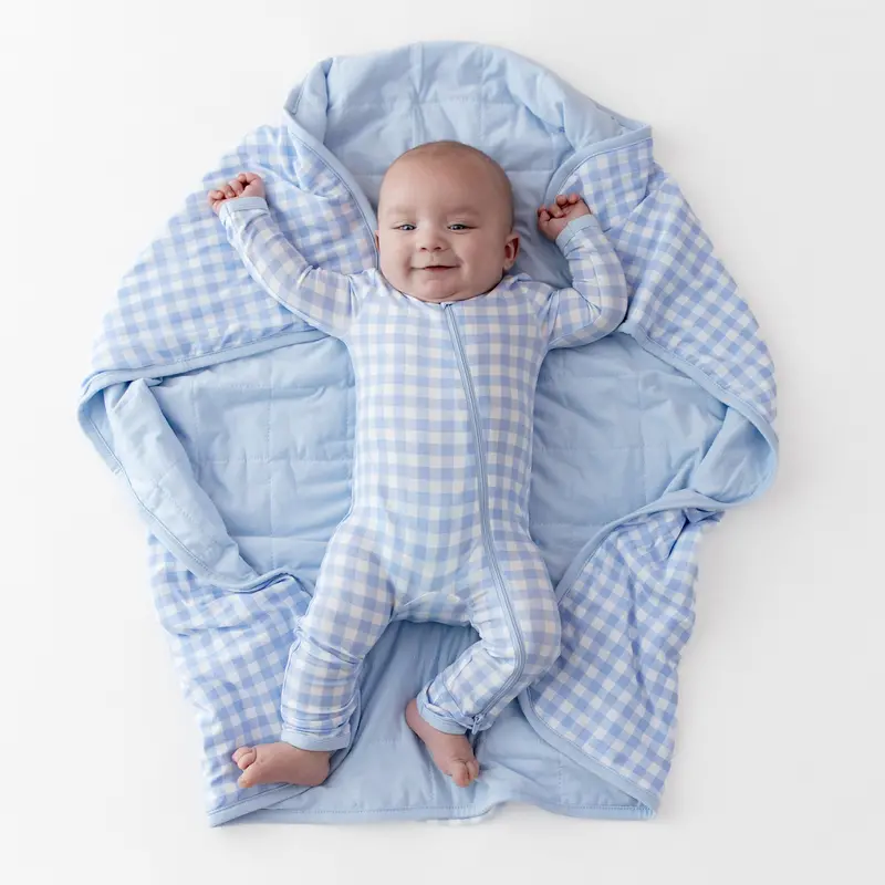 Baby Blanket In Gingham Breeze 1.0 1