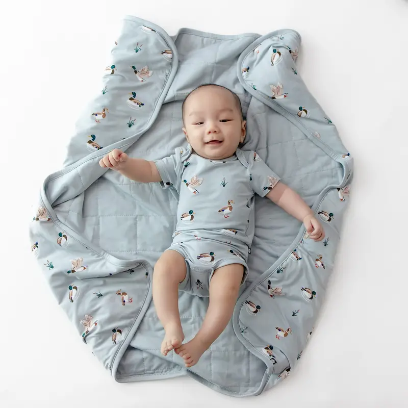 Baby Blanket In Mallard Duck 1.0 1