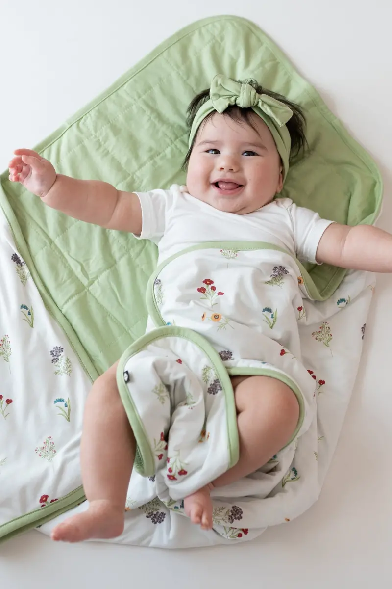 Baby Blanket In Wildflower 1.0 1