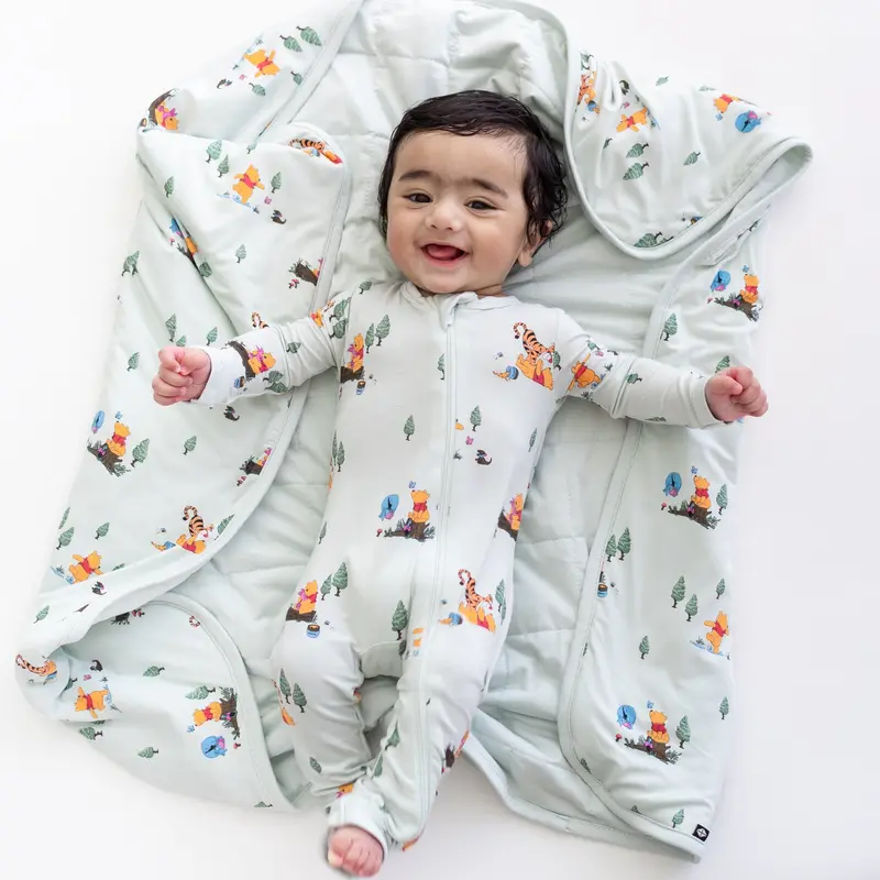 Baby Blanket In Winnie The Pooh Hundred Acre Wood 1.0 1