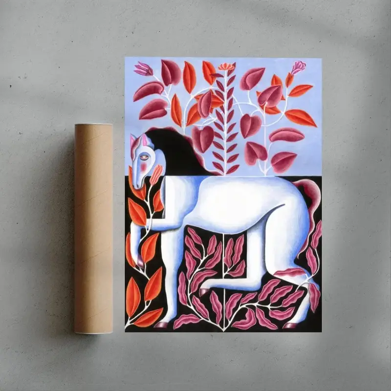 Baby Blue Horse 3