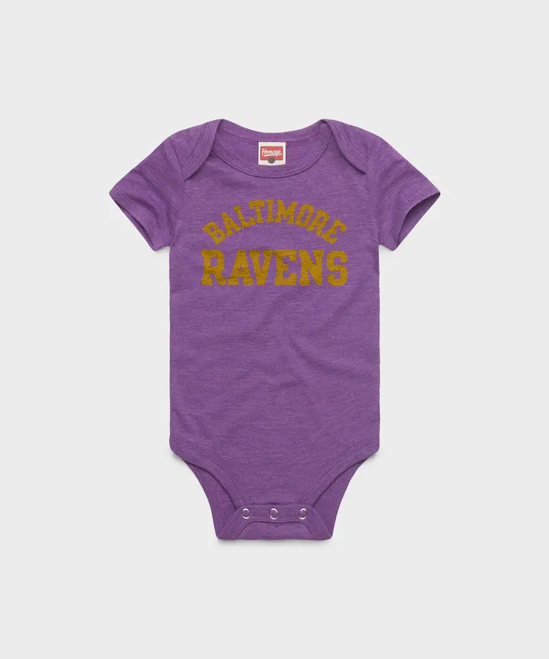 Baltimore Ravens Classic Baby One Piece 1