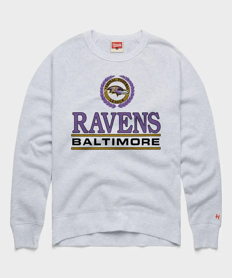 Baltimore Ravens Crest Crewneck 1