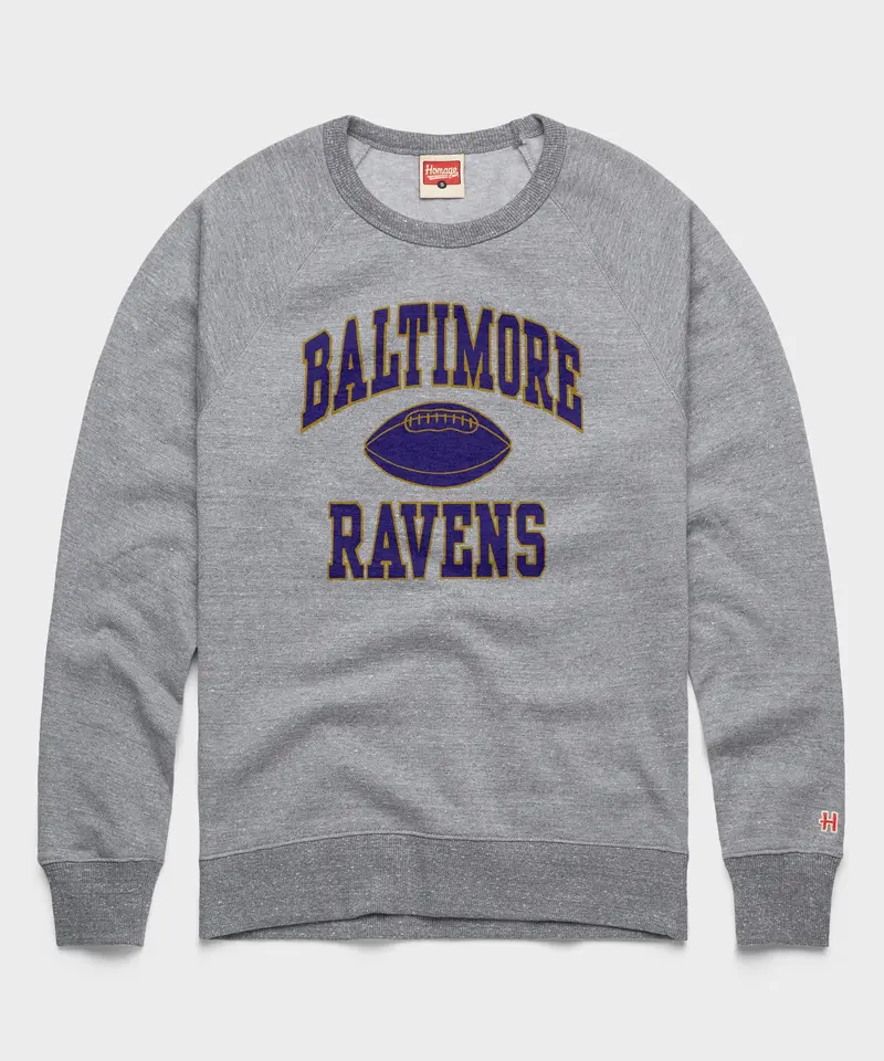 Baltimore Ravens Gridiron Crewneck 1