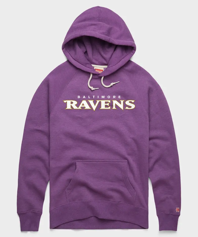 Baltimore Ravens Wordmark '99 Hoodie 1