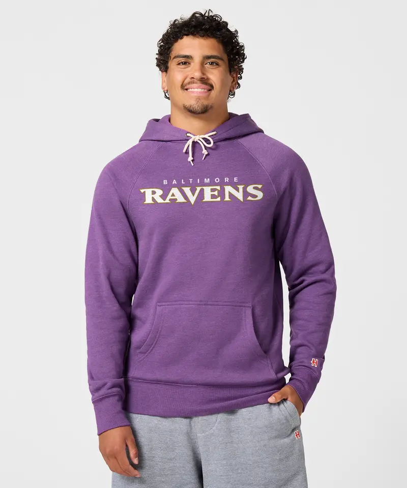 Baltimore Ravens Wordmark '99 Hoodie 3