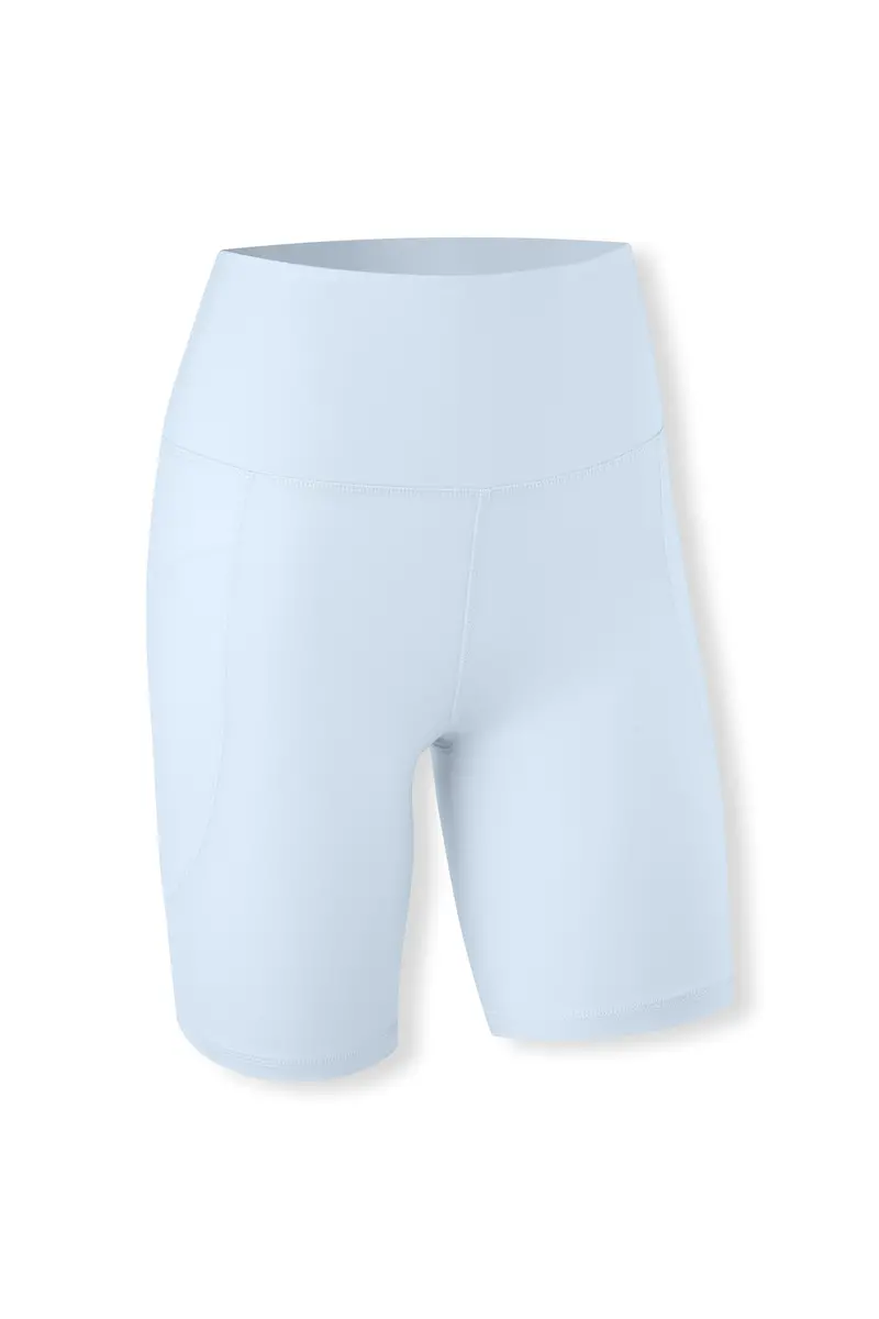 Bamboo Flex High Rise Biker Short In Breeze 1