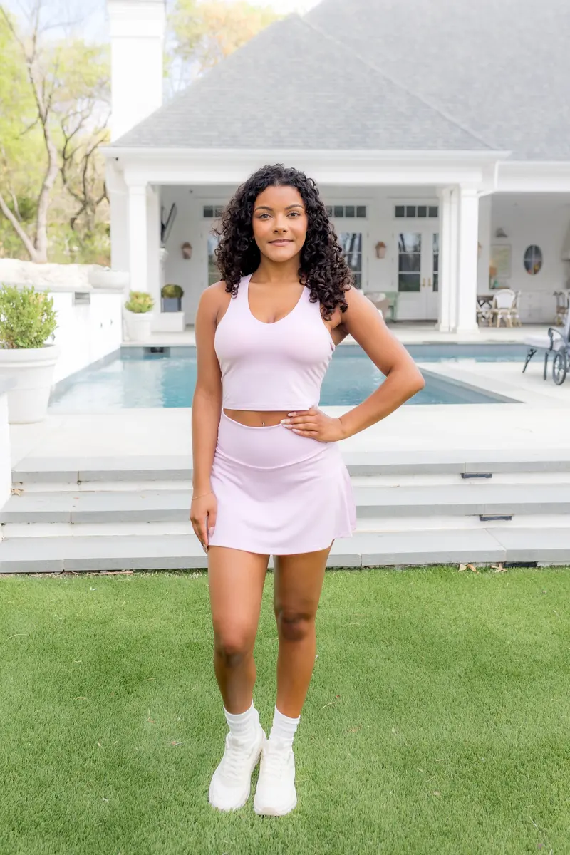 Bamboo Flex Skort In Thistle 4
