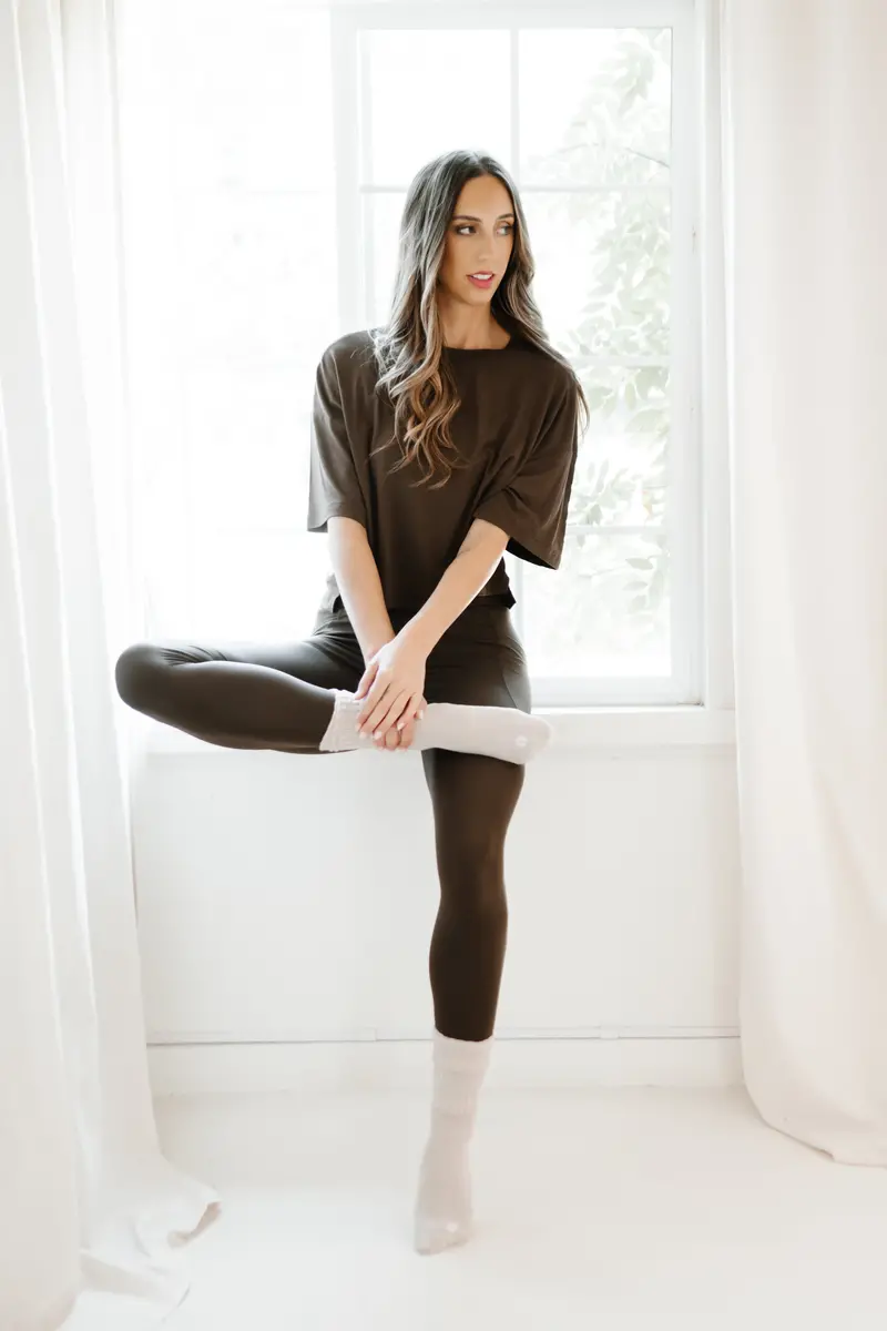Bamboo Flex Women’S Leggings In Espresso 6
