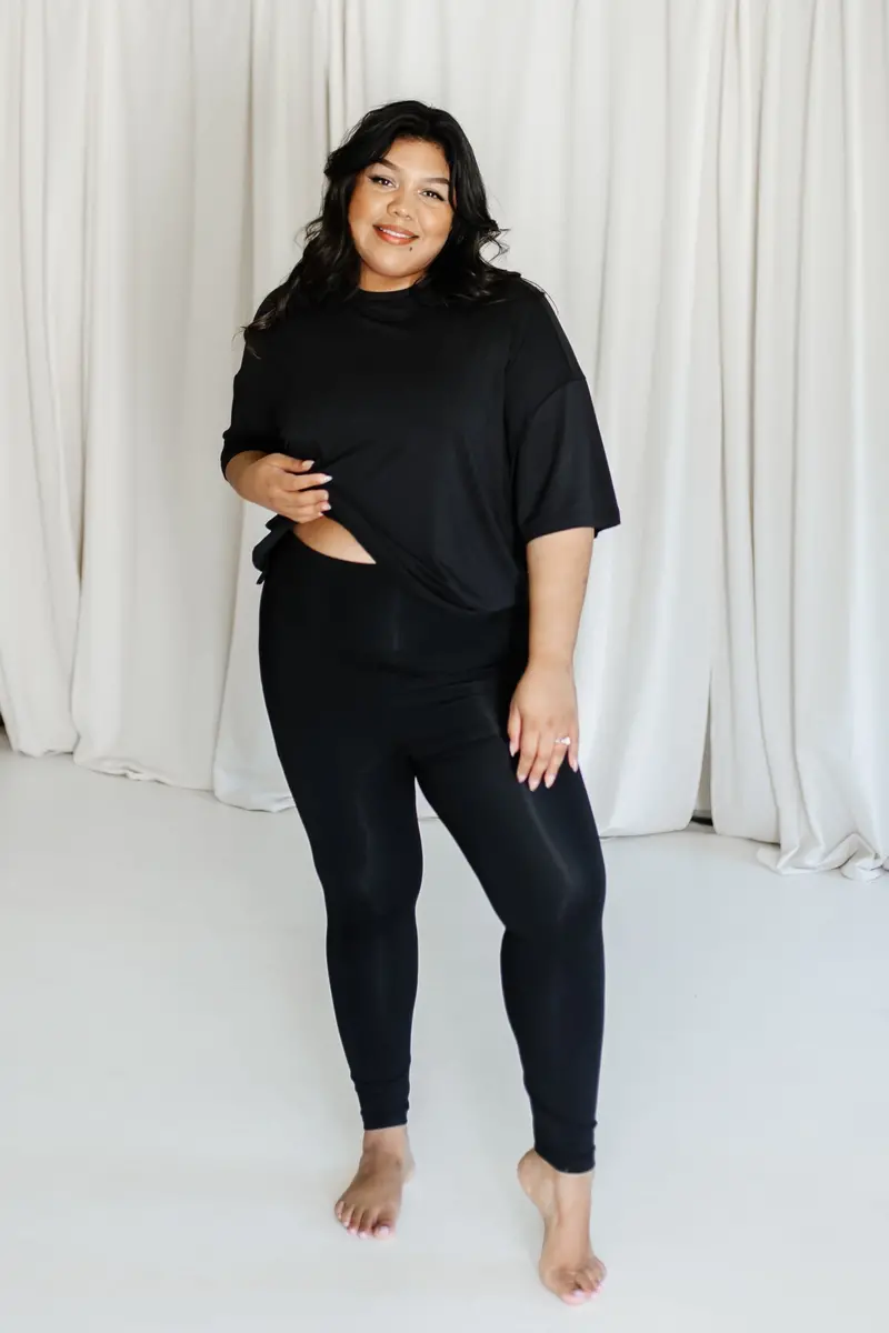 Bamboo Flex Women’S Leggings In Midnight 5