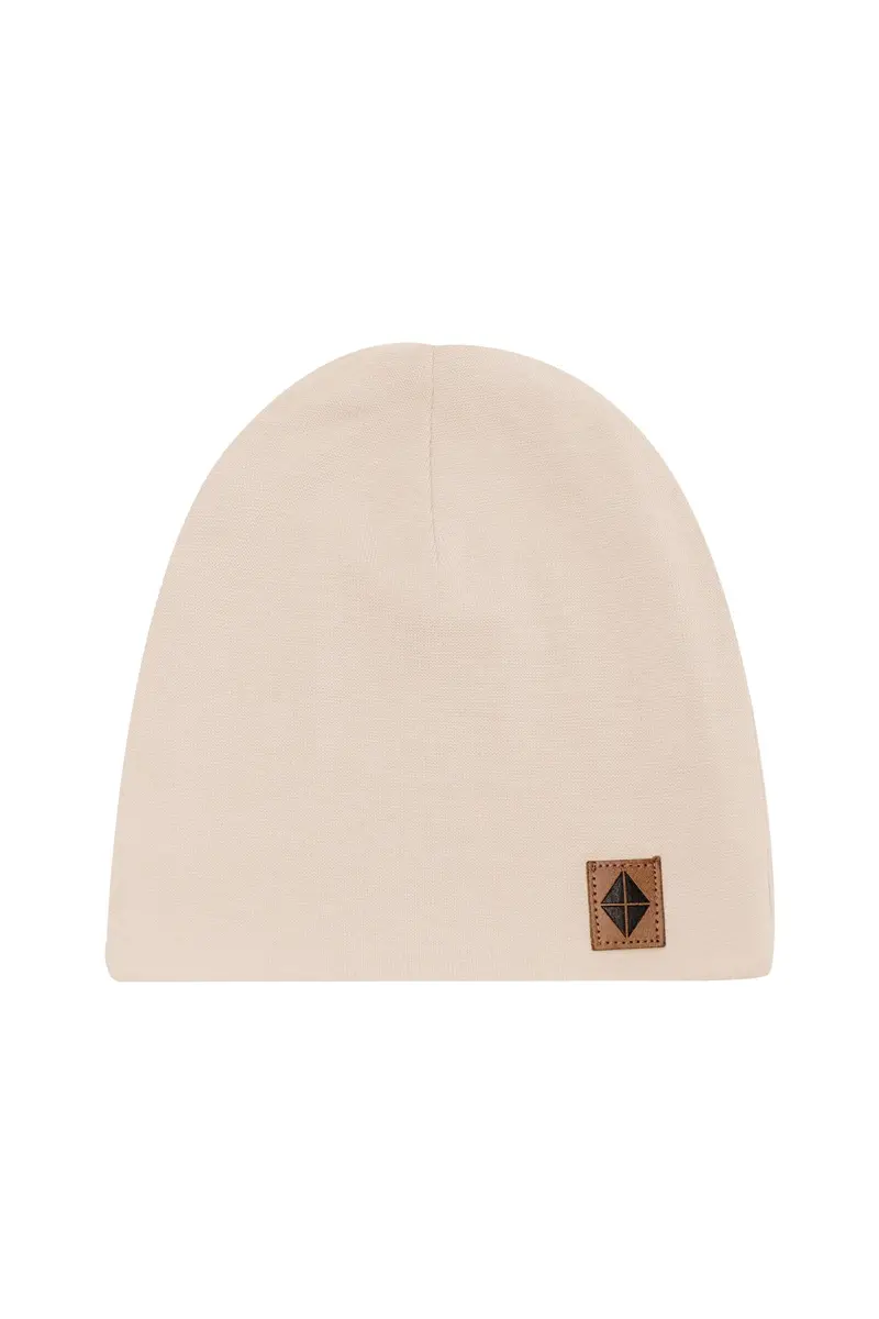 Bamboo Jersey Beanie In Bisque 1