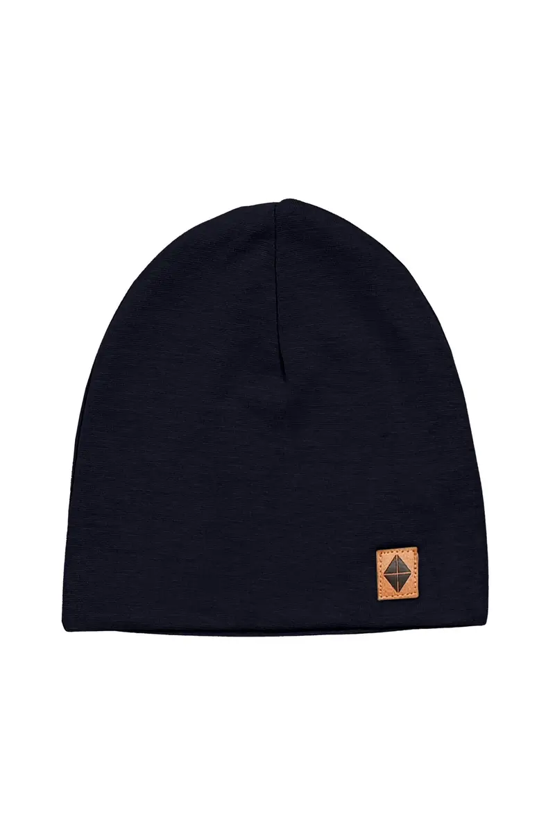Bamboo Jersey Beanie In Midnight 1