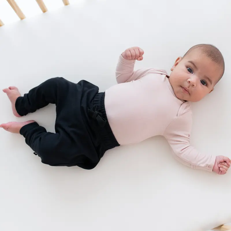 Bamboo Jersey Harem Pants In Midnight 1