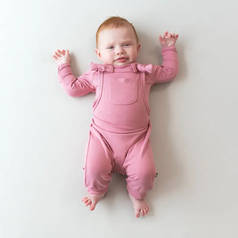 Bamboo Jersey Overall In Apple Blossom 1
