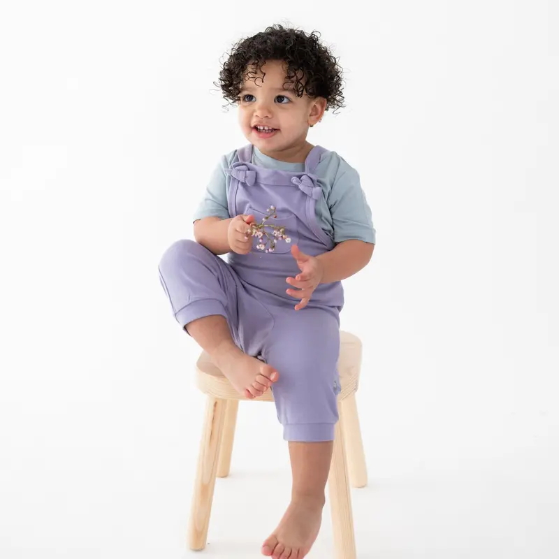 Bamboo Jersey Overall In Taro 1
