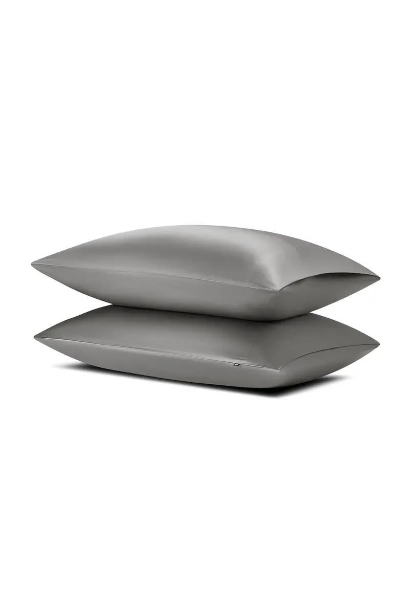 Bamboo Sateen Pillowcase Set In Ash 1