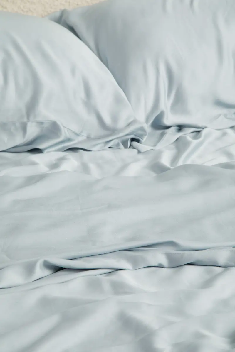 Bamboo Sateen Sheet Set In Ice 3