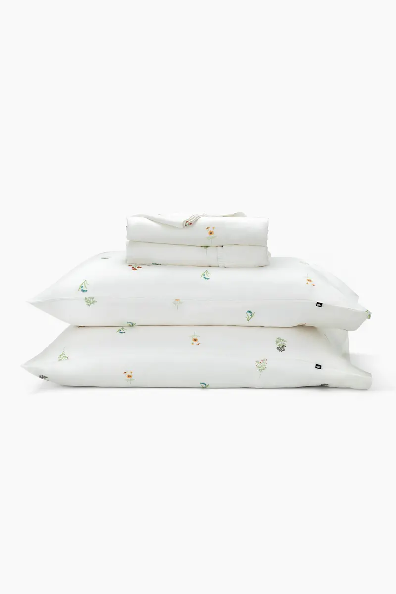 Bamboo Sateen Sheet Set In Wildflower 1
