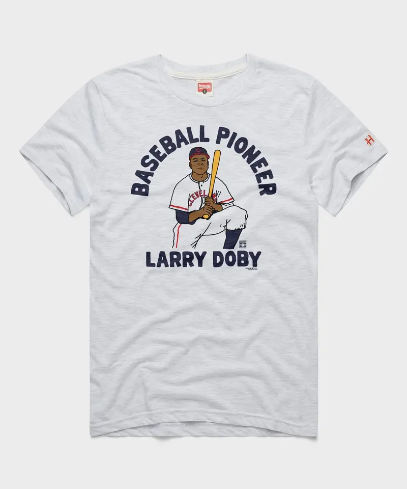 Baseball Pioneer Larry Doby Cleveland 1