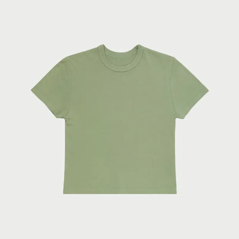 Basic Baby Tee (Sage) 1