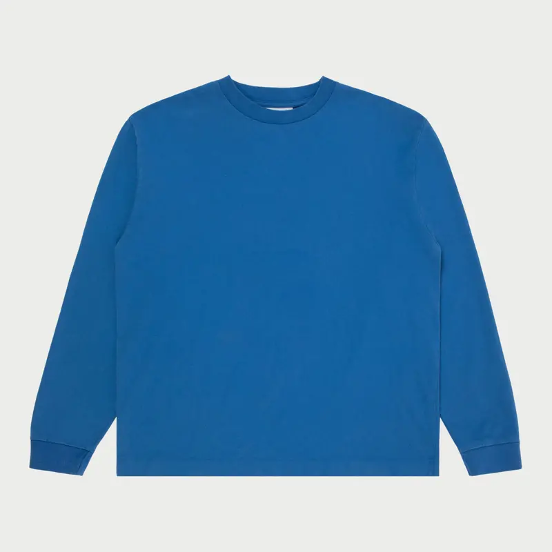 Basic L/S T-Shirt (Royal) 1